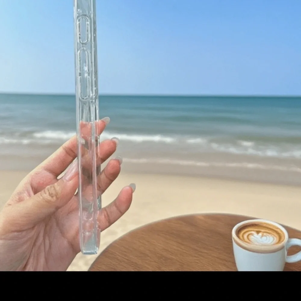 Case for IPhone 14 Pro Max Transparent Cover With Bumper Edges